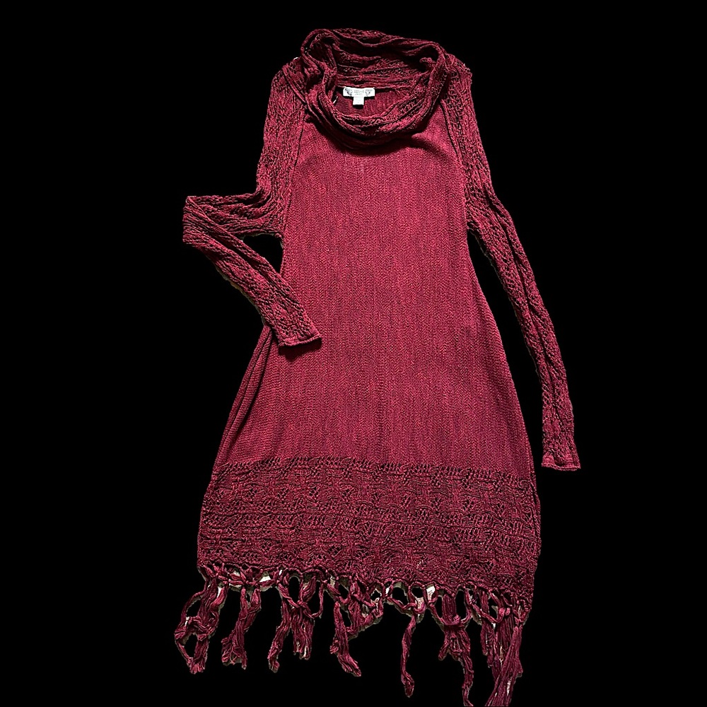 Crochet Dress by Vintage America Blue